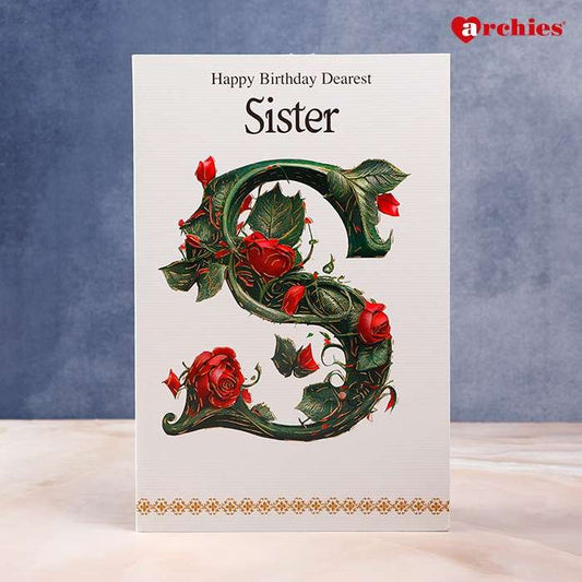Happy Birthday Dearest Sister Card