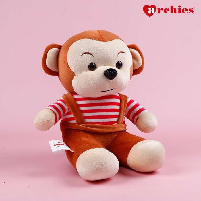 Archies Small Brown Monkey Soft Toy 30 cm