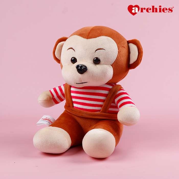 Archies Small Brown Monkey Soft Toy 30 cm