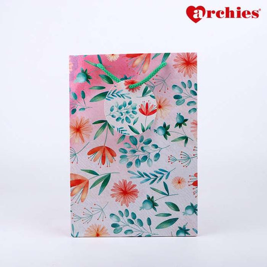 Archies Pretty Flowers Paper Bag Pack of 2