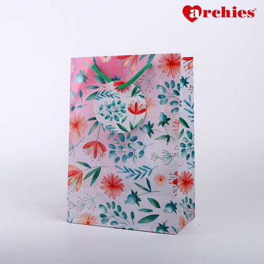Archies Pretty Flowers Paper Bag Pack of 2