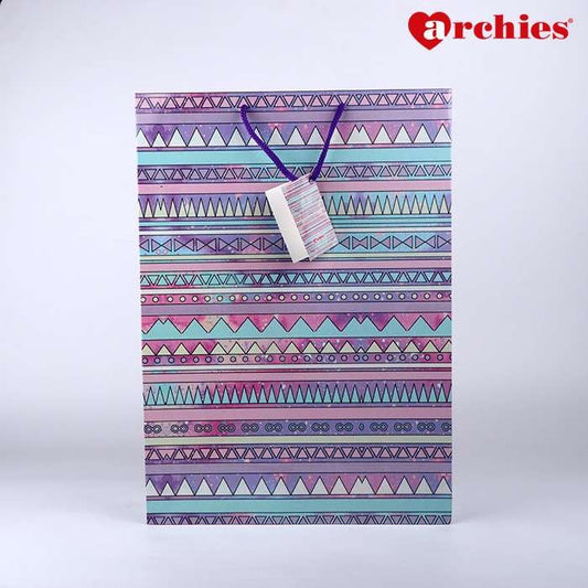 Archies Large Multiple Pattern Paper Bag Pack of 3