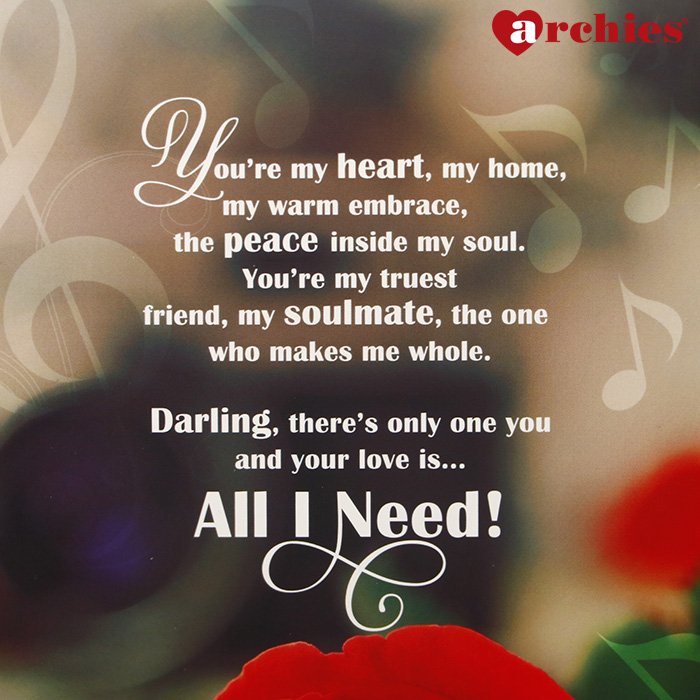 Archies Chura Liya Hai Tumne Jo Dil Ko Musical Greeting Card