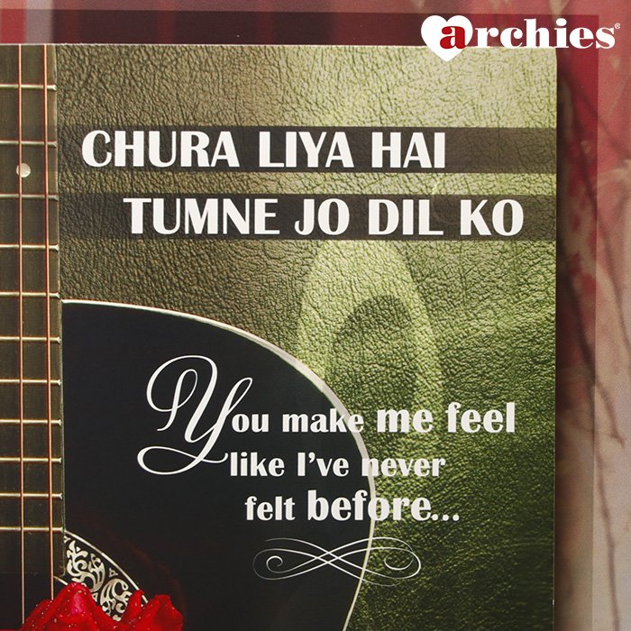 Archies Chura Liya Hai Tumne Jo Dil Ko Musical Greeting Card