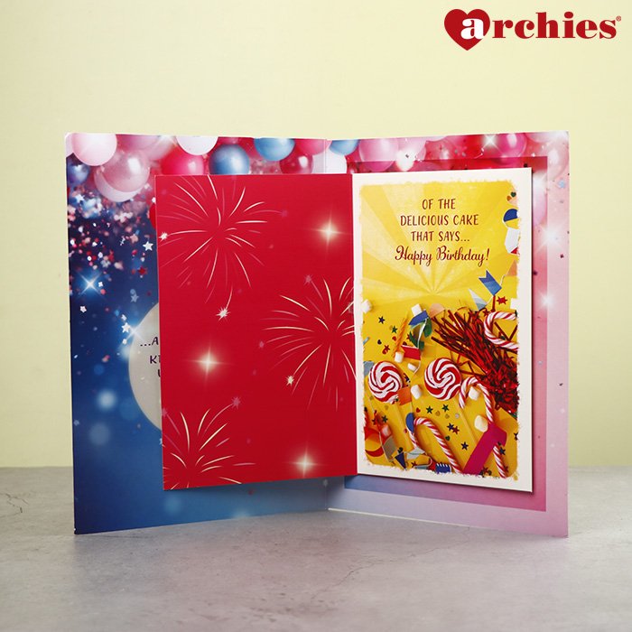 Archies Wishing You A Birthday Musical Greeting Card