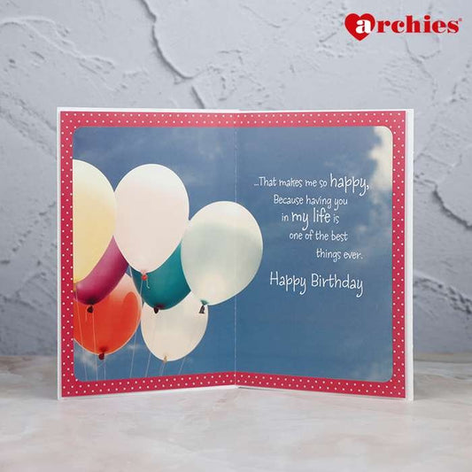Archies Another Birthday Means Having Another Year Of You Greeting Card