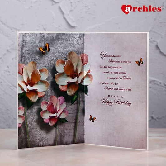 Archies Sending Fragrant Wishes On Your Birthday Greeting Card
