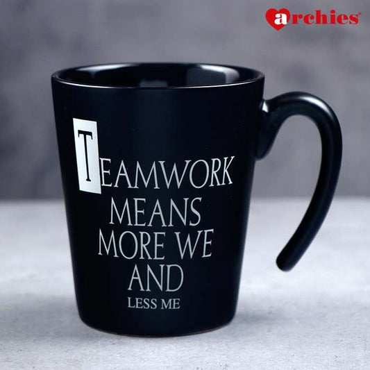 Archies Teamwork Means More We And Less Me