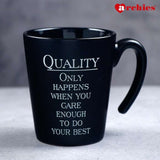 Archies Black Corporate Quote Mug