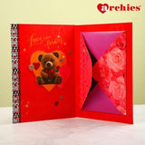 Archies My Love My Sweetheart Teddy Design Greeting Card