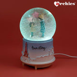 Archies Love story Light Up Water Ball Showpiece