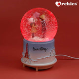 Archies Love story Light Up Water Ball Showpiece