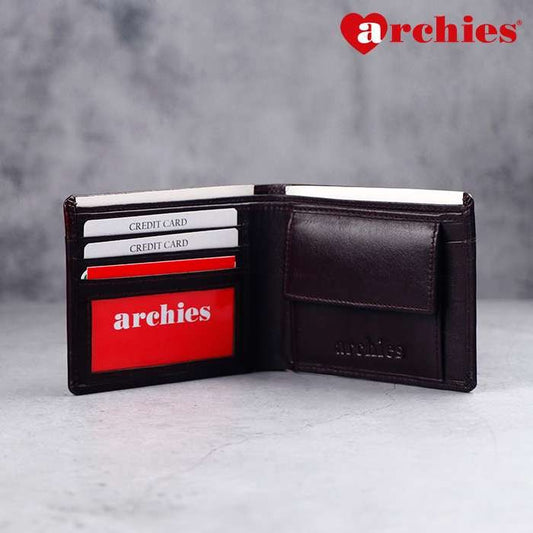 Archies Tin Box Exclusive Design Brown Gents Wallet