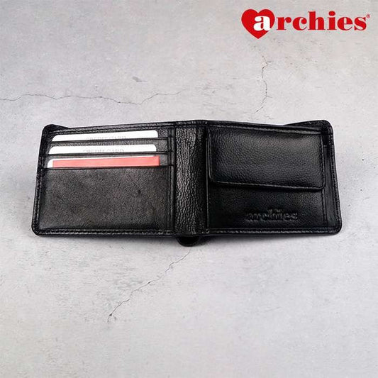Archies Tin Box Exclusive Design Black Gents Wallet