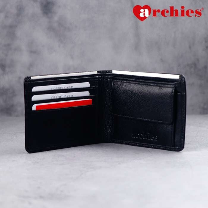 Archies Tin Box Exclusive Design Black Gents Wallet