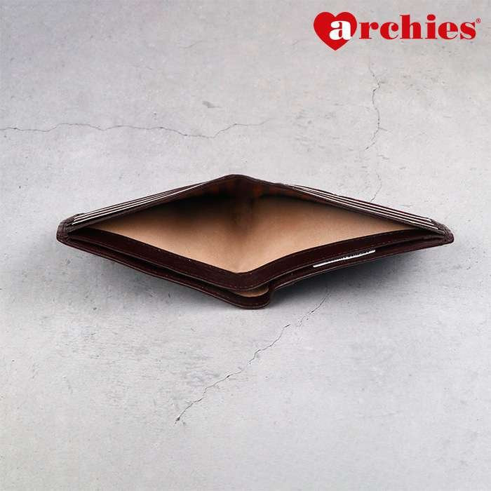 Archies Tin Box Crocodile Skin Design Brown Gents Wallet