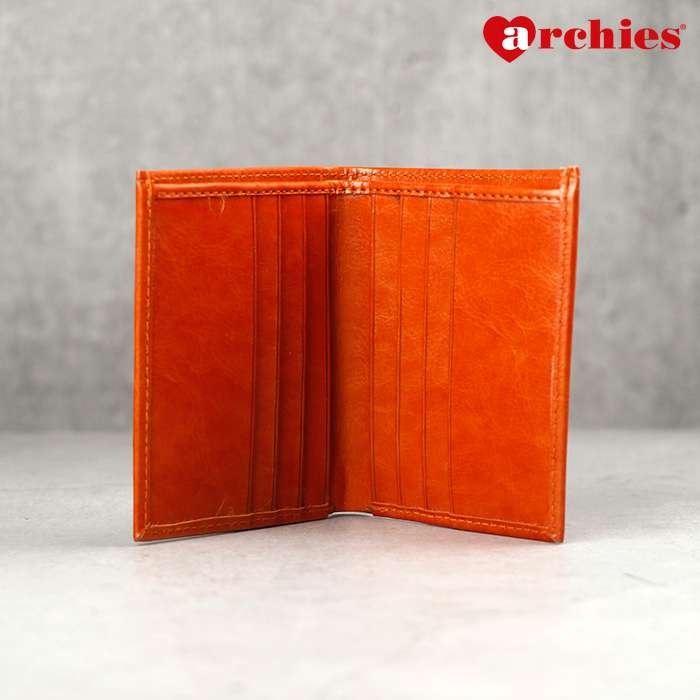 Archies Tan Wallet And Card Holder Gift Set