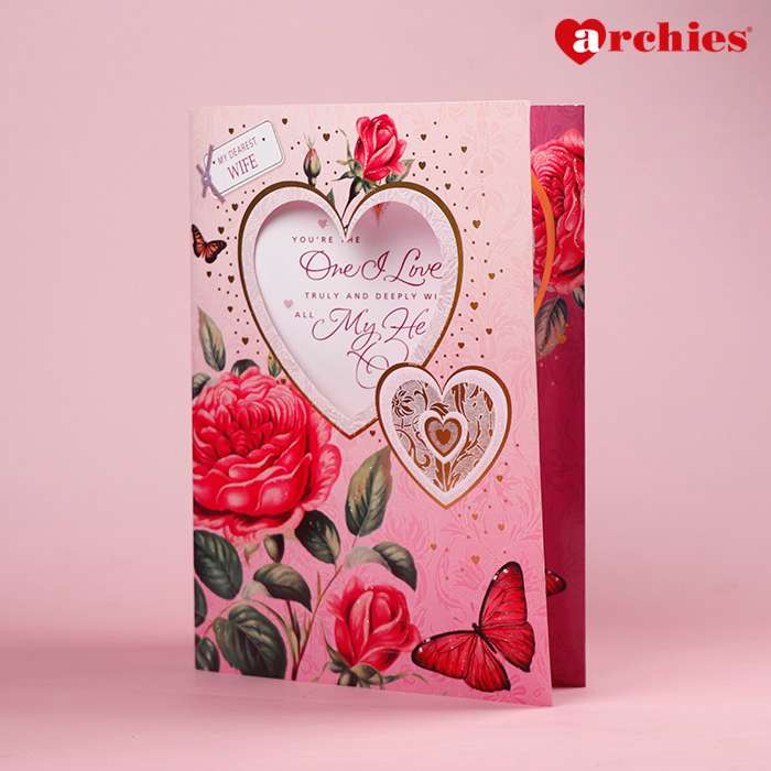 Archies My Dearest Wife Romantic Greeting Card