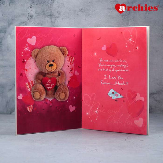 Archies For My Love With All My Heart Romantic Greeting Card