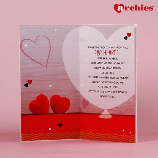 Archies I Love You With All My Heart Romantic Greeting Card