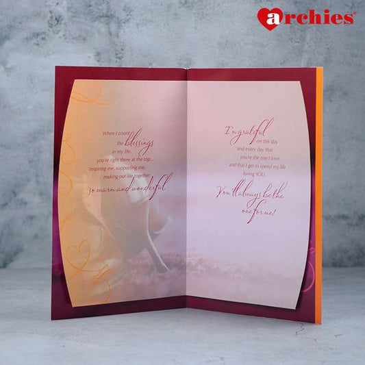Archies My Husband I Love You Romantic Greeting Card