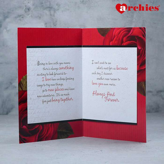 Archies I Love You Every Single Day Romantic Greeting Card