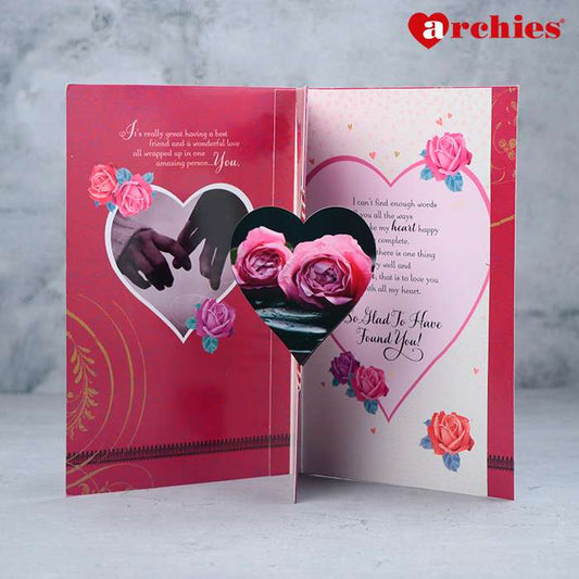 Archies I Am Lucky You Are Mine Romantic Greeting Card