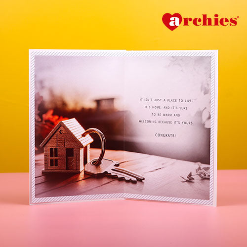 Archies Welcome to New Home Greeting Card