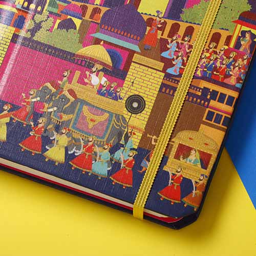 Royal City Themed Exercise Book with Elastic
