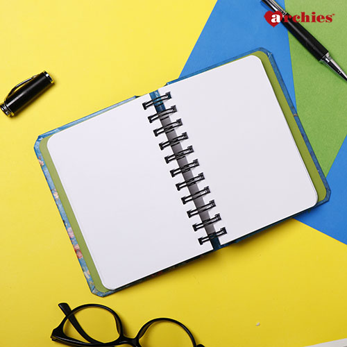 Cat Illustration Exercise Book with Elastic