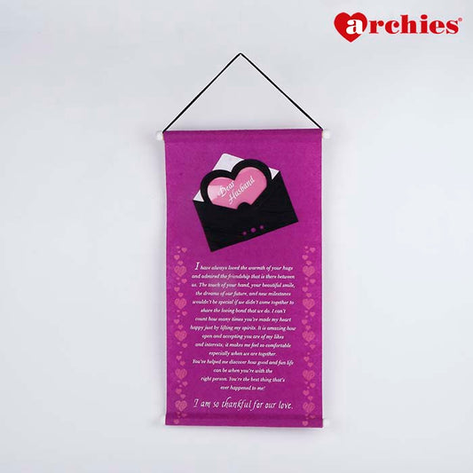 Dear Hubby Scroll