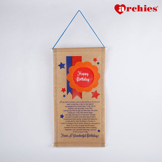 Happy Birthday Scroll