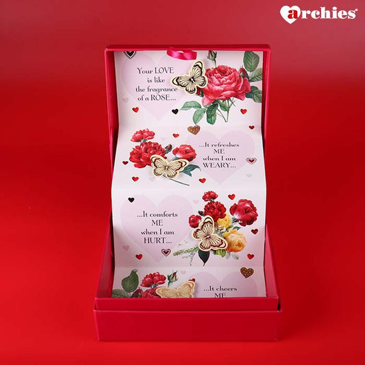 A Rose is Not Just a flower But a Symbol Of Love Pop Up Box