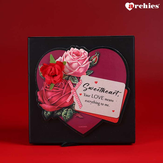 Sweetheart Your love means everything to me Pop up Box