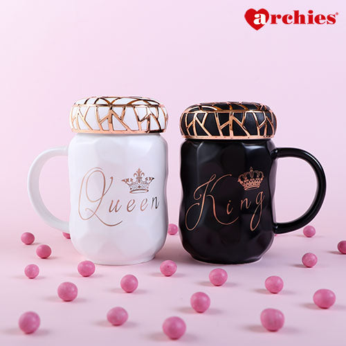 Archies Aesthetic Mugs for King and Queen