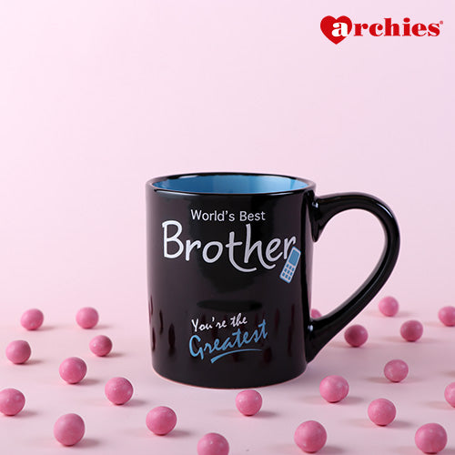 World's Best Brother Mug Black