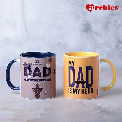 Best Dad Set of Two Mugs