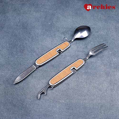 Wooden Finish Stainless Steel Hip Flask Gift Set