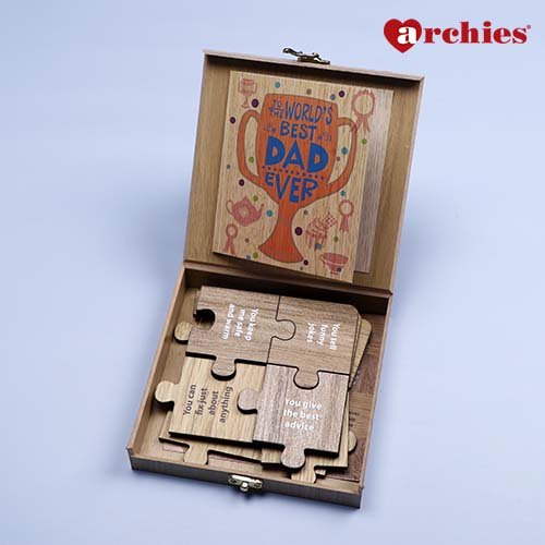 12 Reasons Why I Love You Dad Puzzle Box