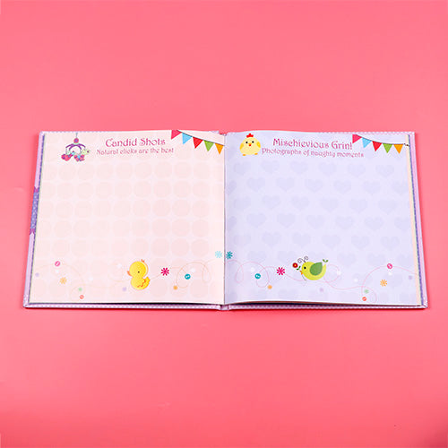 Welcoming Our Baby Girl Purple Album
