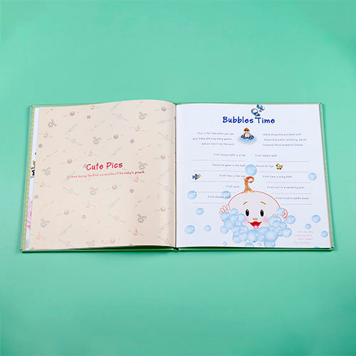 Our Darling Baby Album in Green