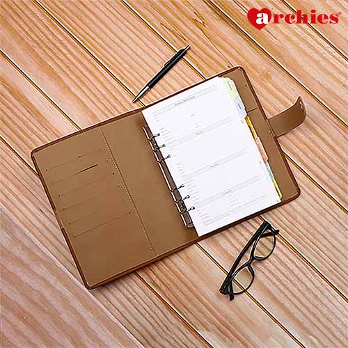 Business Organiser Journal Brown