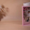 Pink LED Photo Frame with Floral Corners
