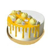 Rasmalai with butterscotch cake