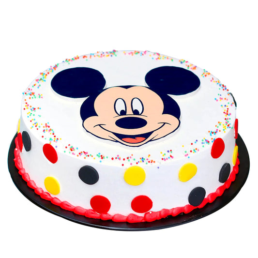 Micky Photo Cake with Gems