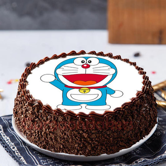 Doremon Chocochips Photo Cake