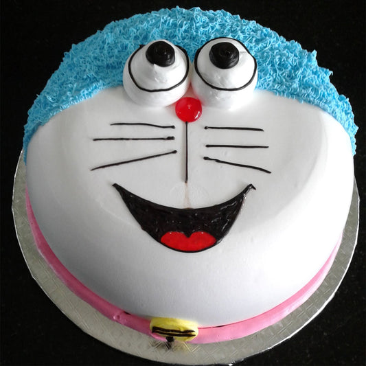 Smily Doremon Cake