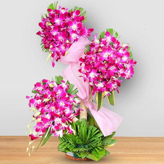 Stand Basket of Orchid