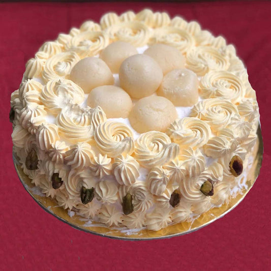 Rasgulla Rose Cake