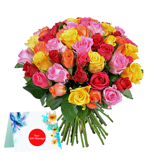 Flowers Bloomed with Chocochips Cake